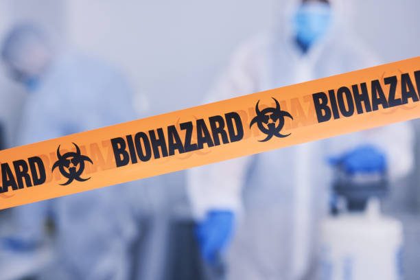 Professional Biohazard Cleanup technician working in Southold, NY